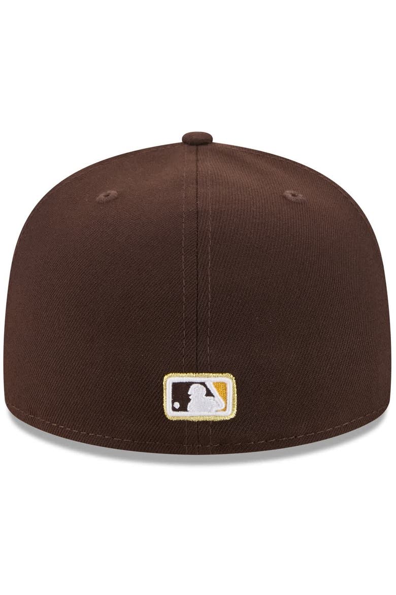 Men's New Era  Brown San Diego Padres 2025 59FIFTY Day 59FIFTY Fitted Hat with Pins, Alternate, color, Brown