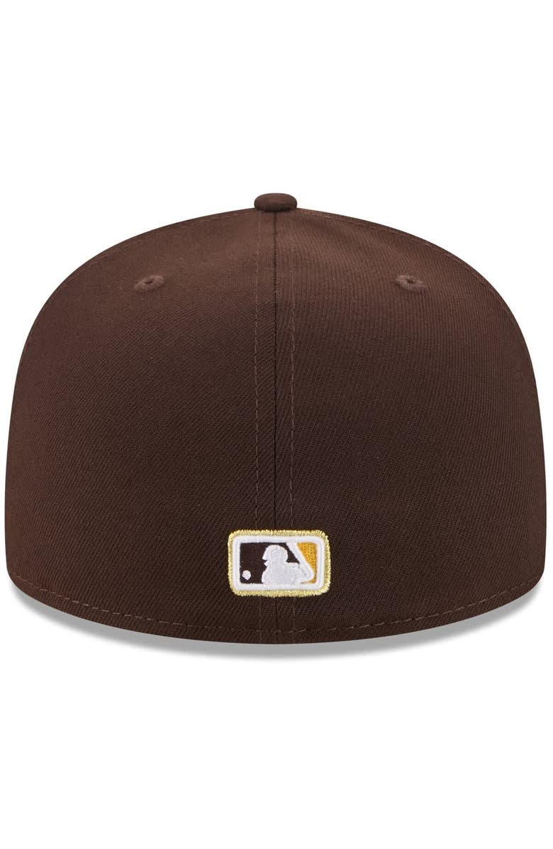 New Era Men's New Era Brown San Diego Padres 2025 59FIFTY Day 59FIFTY Fitted Hat with Pins, Alternate, color, Brown