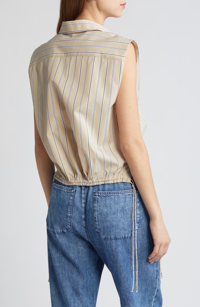 rag & bone Fiona Tie Hem Sleeveless Top, Alternate, color, 