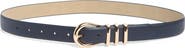 Vince Camuto Triple Keeper Feather Edge Belt