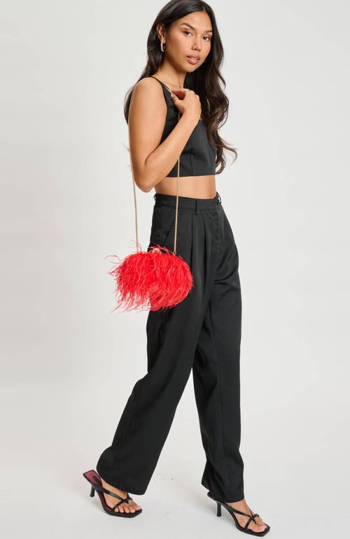 Moda Luxe Harlow Evening Bag In Red