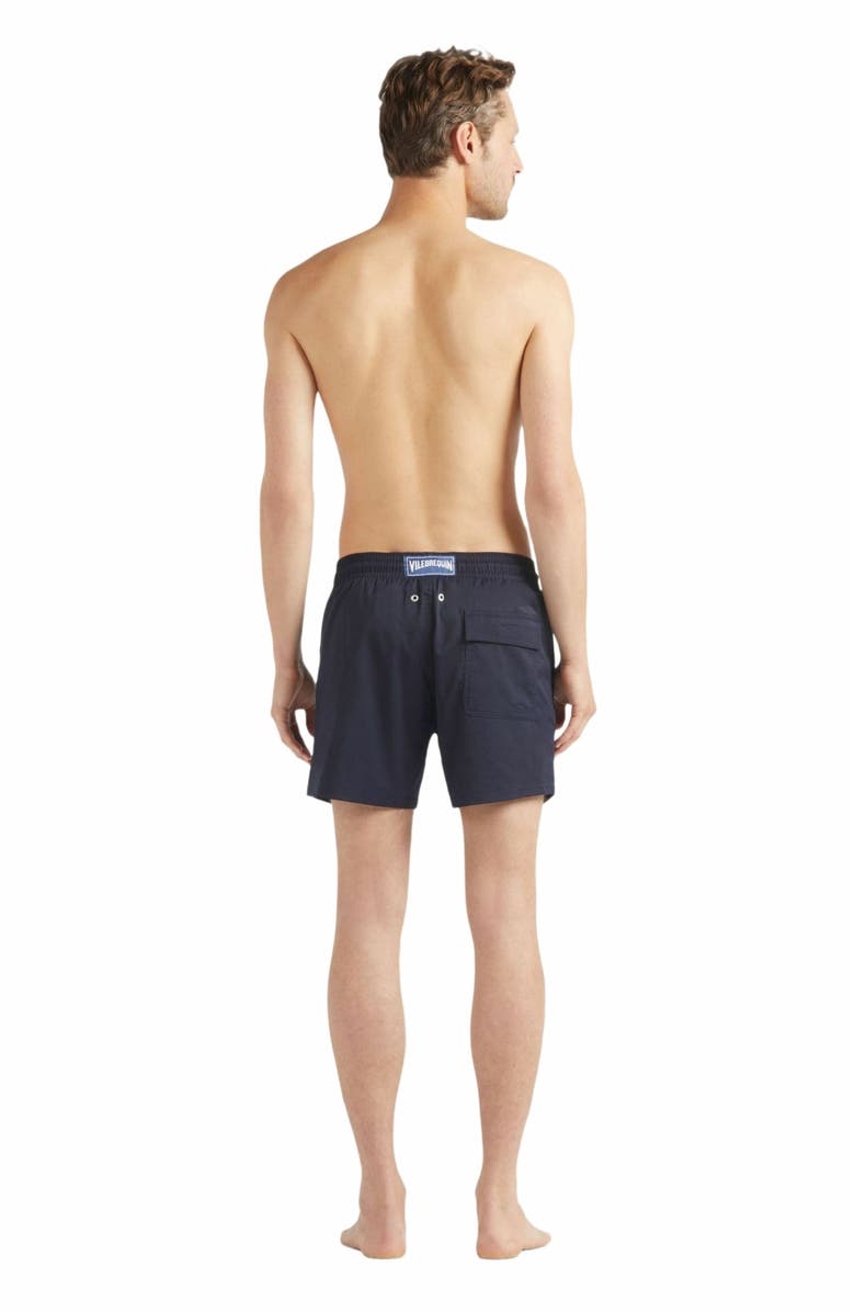 Vilebrequin Men's Dad and Son Stretch Short Swim Shorts, Alternate, color, Bleu Marine