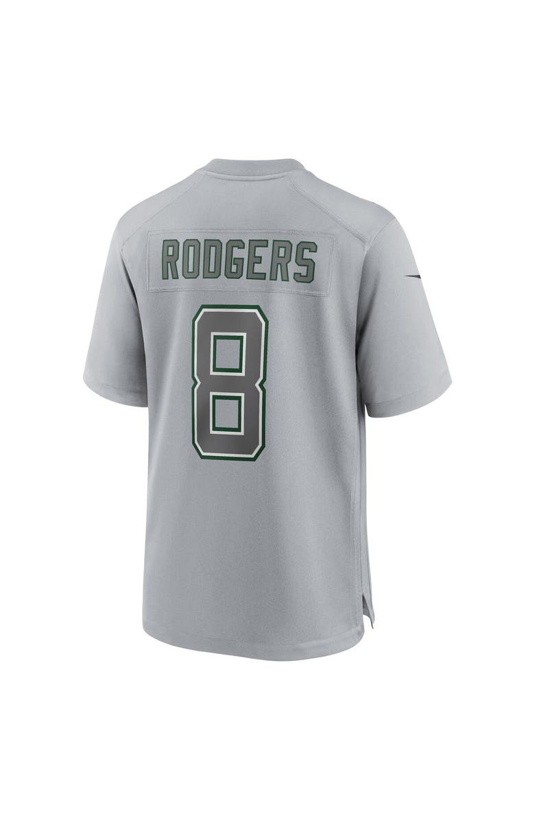 Nike Men's Nike Aaron Rodgers Heather Gray New York Jets Atmosphere Fashion Game Jersey, Alternate, color, 