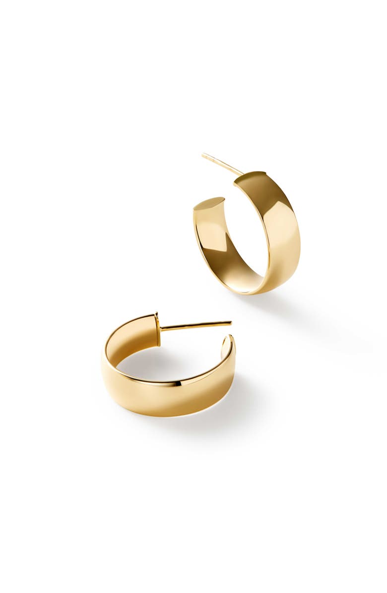 Ana Luisa Gold Huggie Hoop Earrings - Gold Bold Hoops Small, Main, color, 