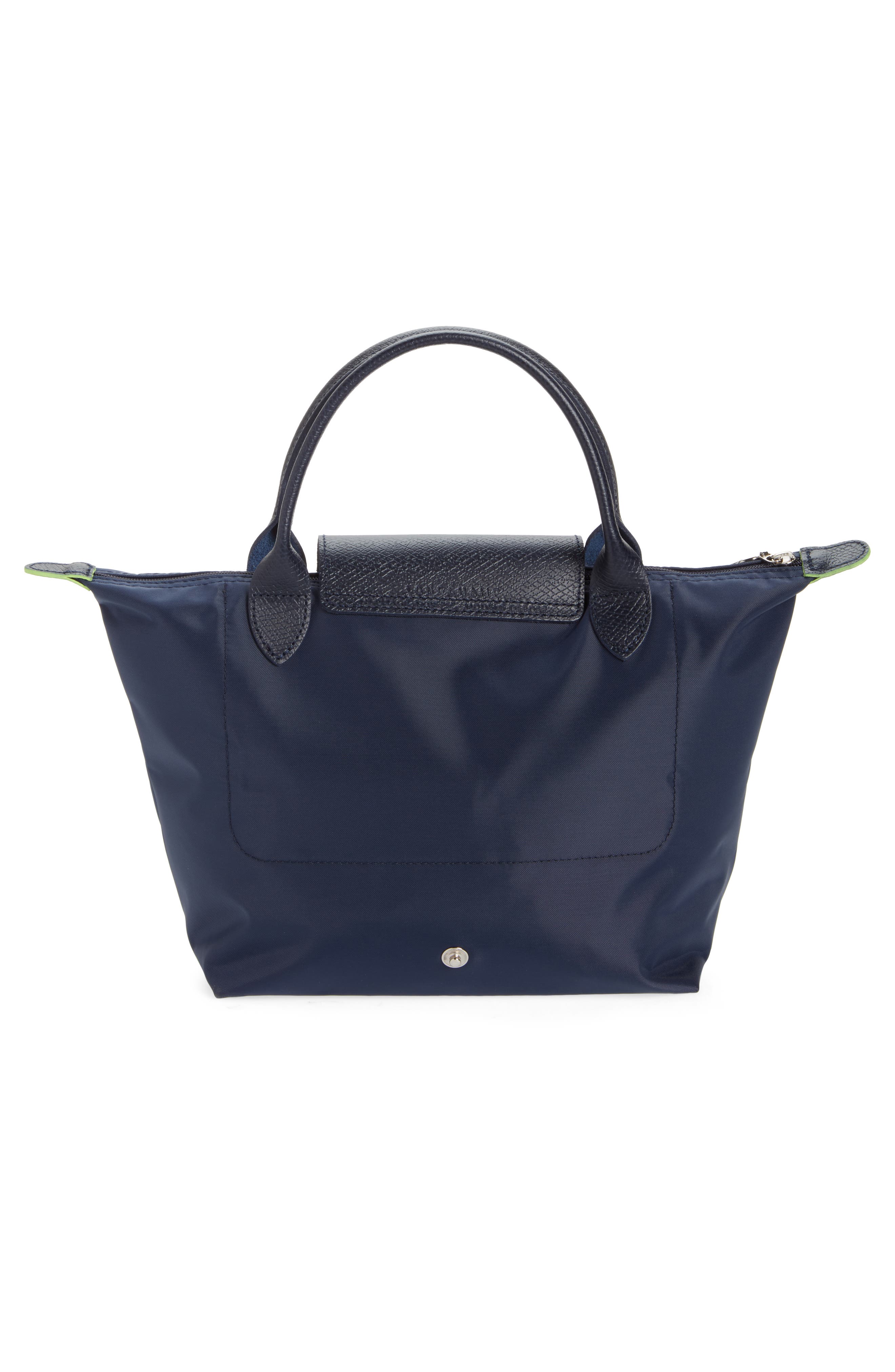 Le Pliage Green Recycled Canvas Top Handle Bag, Alternate, color, MARINE