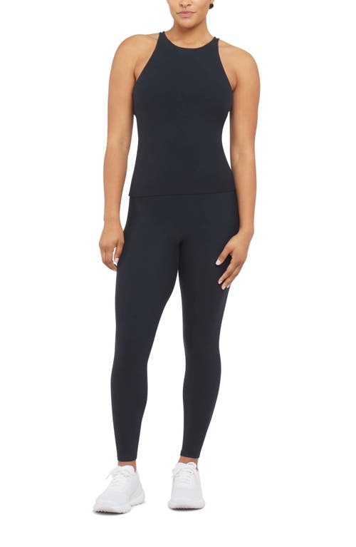 Spanx Onform Full Length Leggings In Very Black