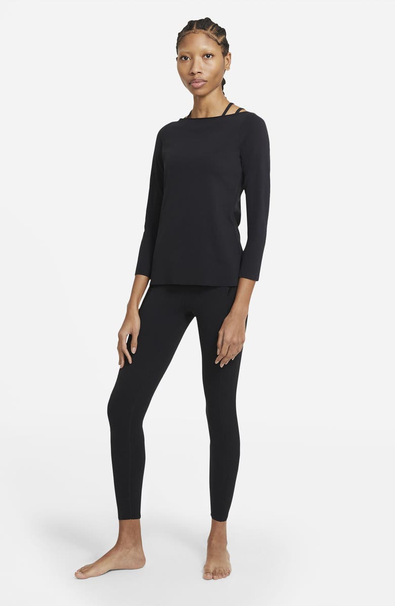 Nike Yoga Luxe Long Sleeve Top, Alternate, color, 