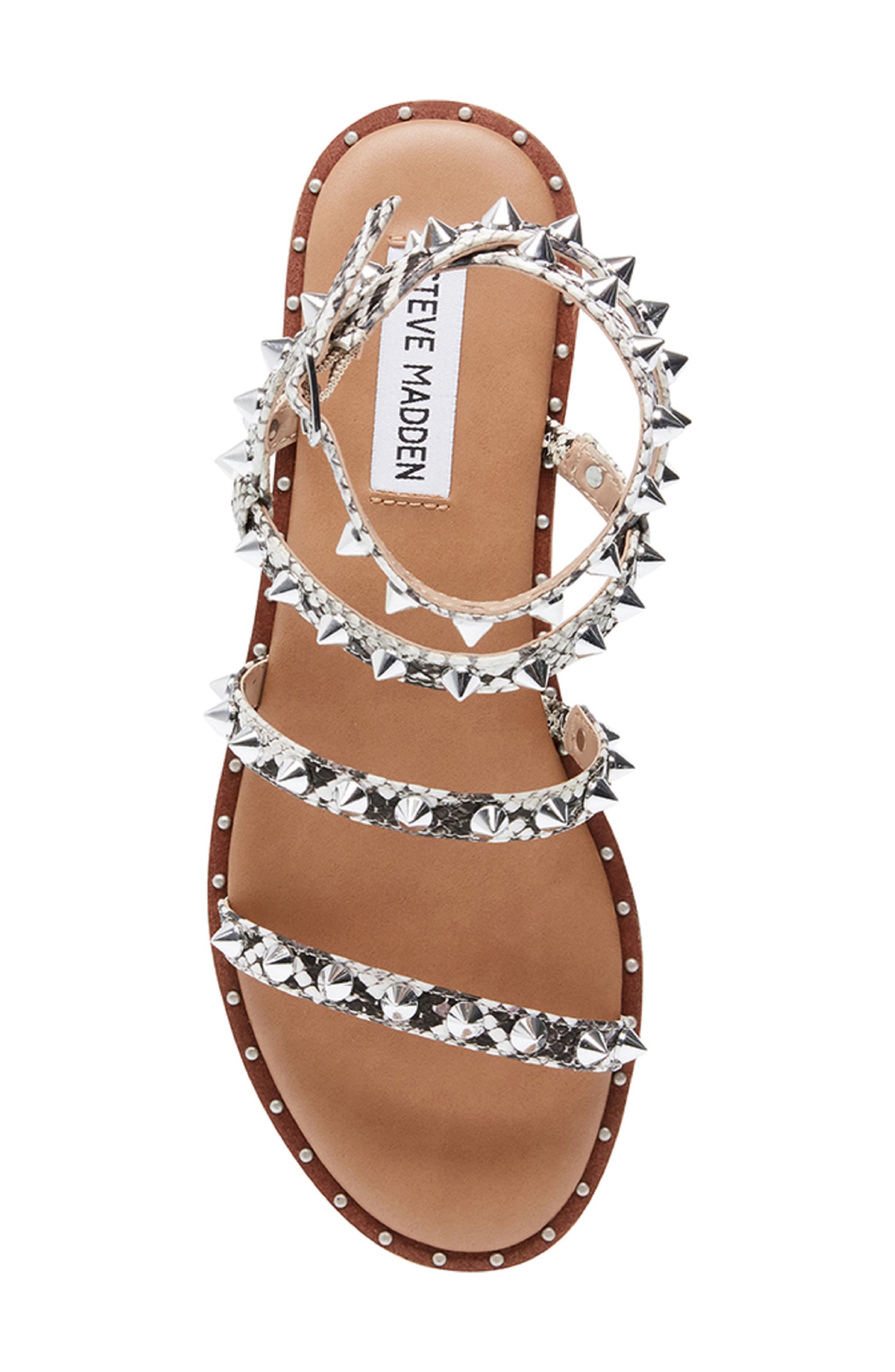 Steve Madden Transport Studded Strappy Sandal, Alternate, color, 