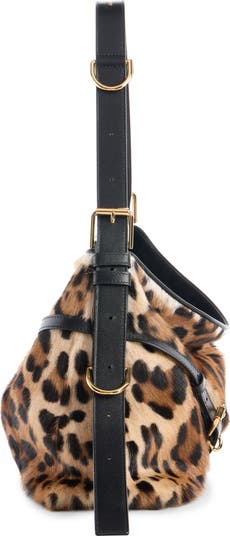 Medium Voyou Genuine Calf Hair Hobo Bag