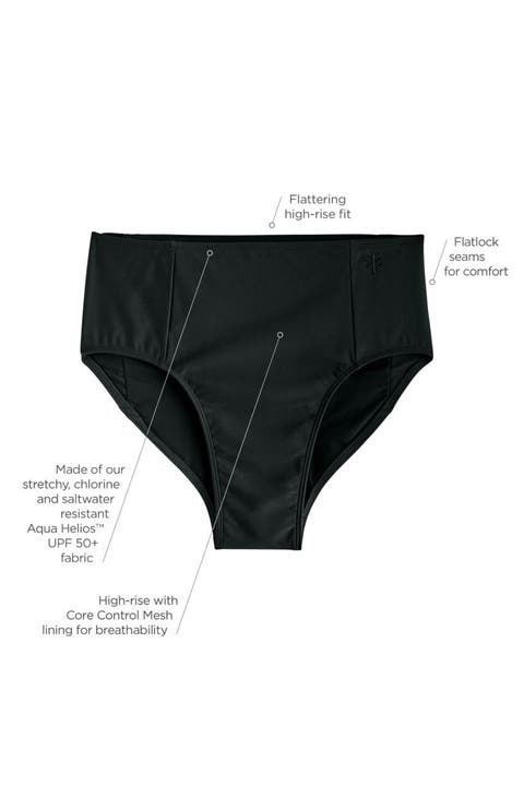 Women's High-Rise Swim Bottoms - UPF 50+ Sun Protection - Medley
