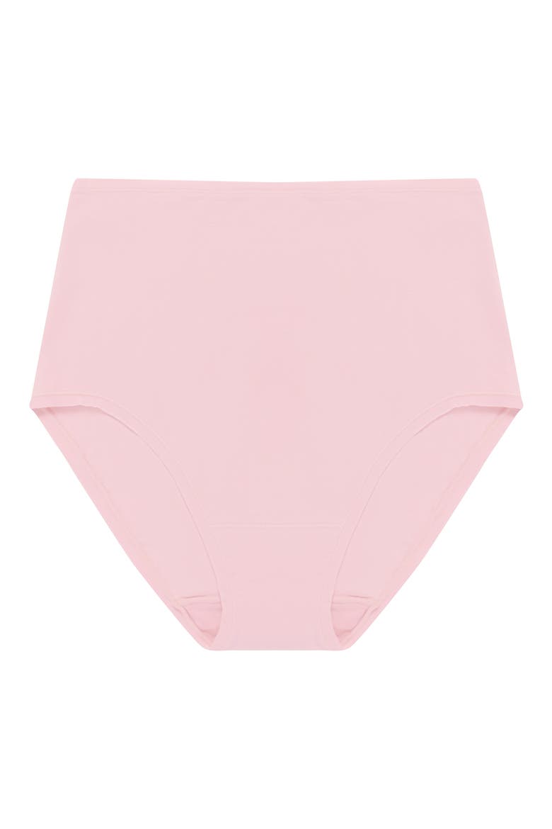 Bliss Bare Cotton High Waist Briefs, Alternate, color, PRFCT PINK