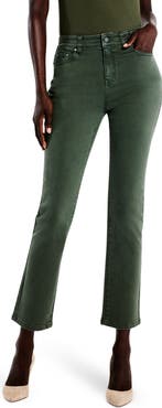 NIC+ZOE High Waist Ankle Straight Leg Jeans