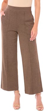 Vince Camuto Pintuck Pleat Wide Leg Pants