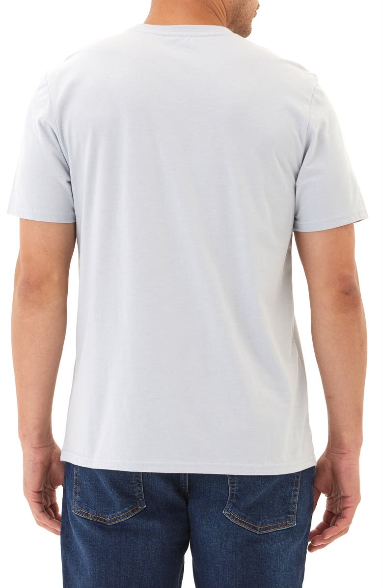 Threads 4 Thought Kea Wave Embridered Cotton Blend T-Shirt, Alternate, color, Sea Mist