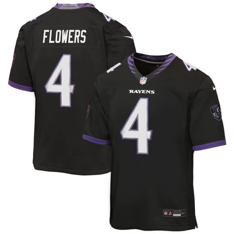 Youth Nike Zay Flowers Black Baltimore Ravens Alternate Game Jersey
