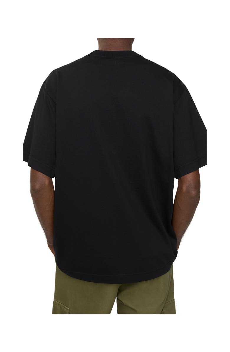 Burberry Thistle Cotton T-shirt, Alternate, color, Black