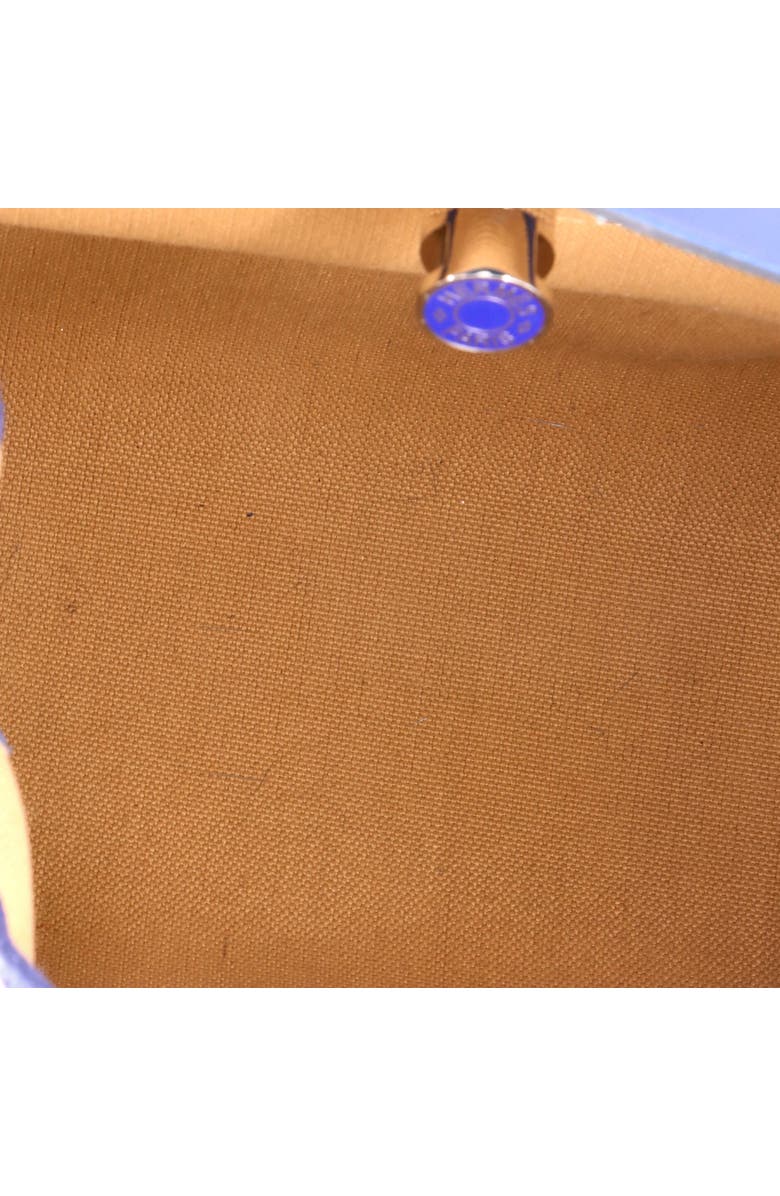 Pre-Owned Hermes Herbag Zip Leather and Toile 31, Alternate, color, Bleu Saphir