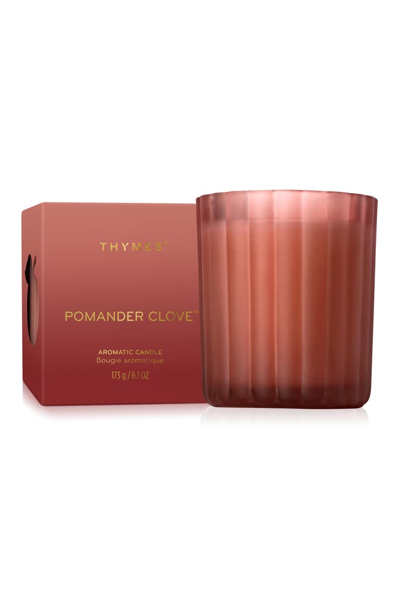 Pomander Clove Aromatic Candle, Main, color, NO COLOR