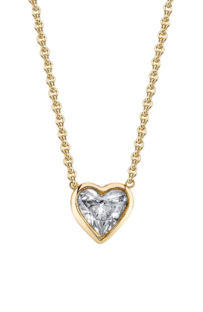 SHAY Heart Diamond Pendant Necklace, Main, color, 