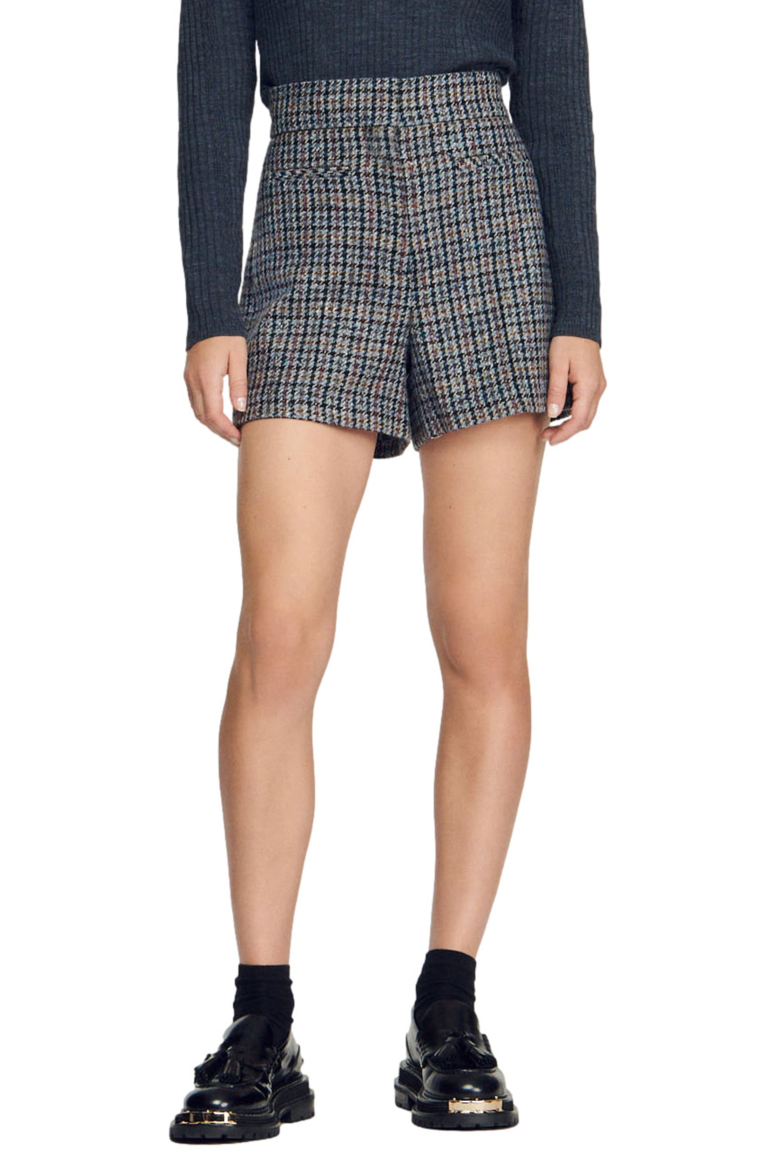 SANDRO Bambin Check Shorts