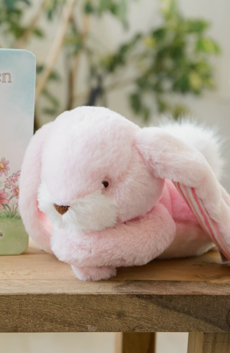 Bunnies by the Bay Little Nibble Blossom Bunny Plush Toy, Alternate, color, Pink