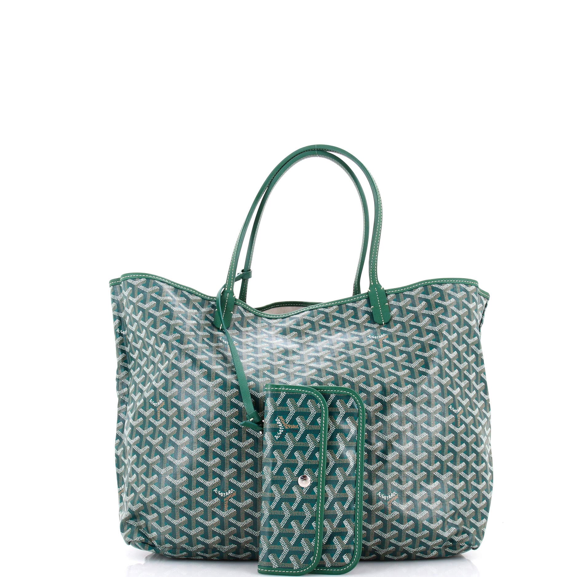 Saint Louis Tote Coated Canvas GM, Alternate, color, Green