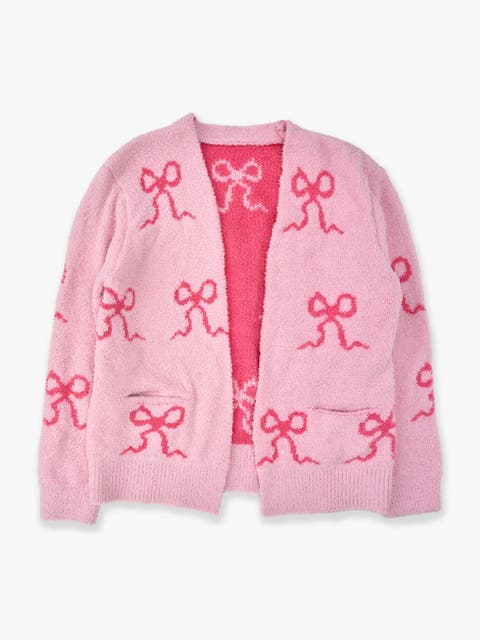 Women's Cozy Sweater Knit Open Cardigan