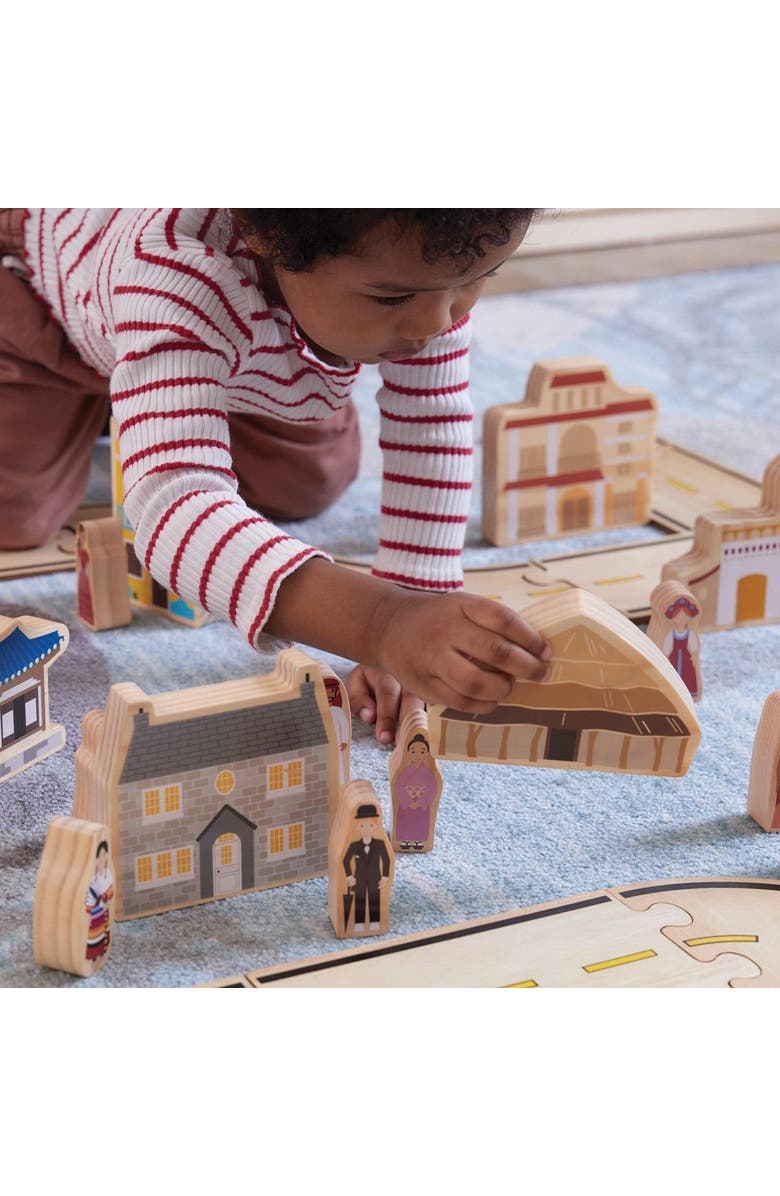 Kaplan Early Learning Company Traditional International Homes Set - 15 Pieces, Alternate, color, Multicolored