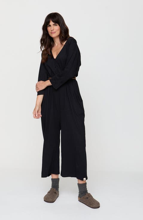 Organic Mai V-Neck Jumpsuit