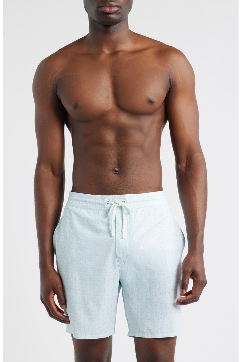 Anemone Swim Trunks, Main, color, WHITE