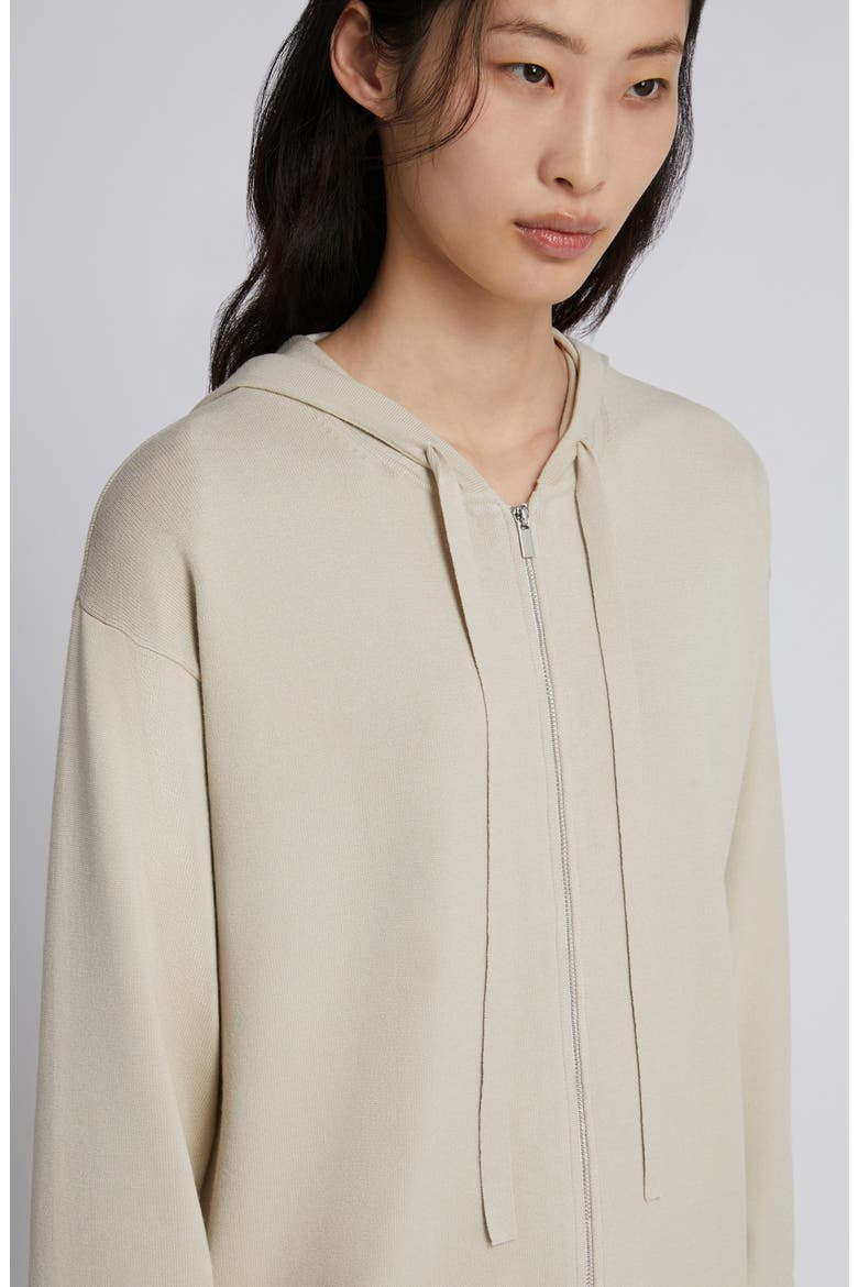 Laloa Zip Front Hoodie, Alternate, color, IVORY
