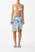 Camilla Woven Short Sarong With Tassels