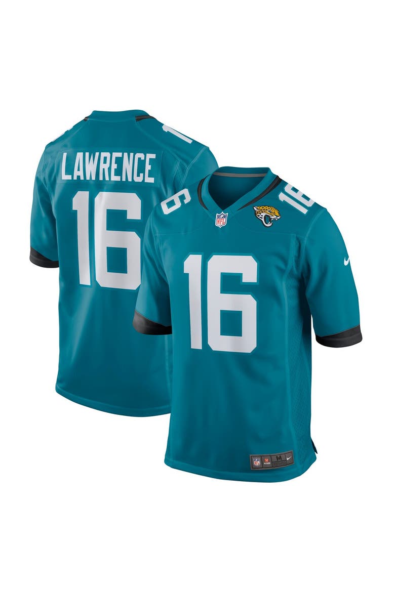 Youth Nike Trevor Lawrence Teal Jacksonville Jaguars Game Jersey, Alternate, color, Teal