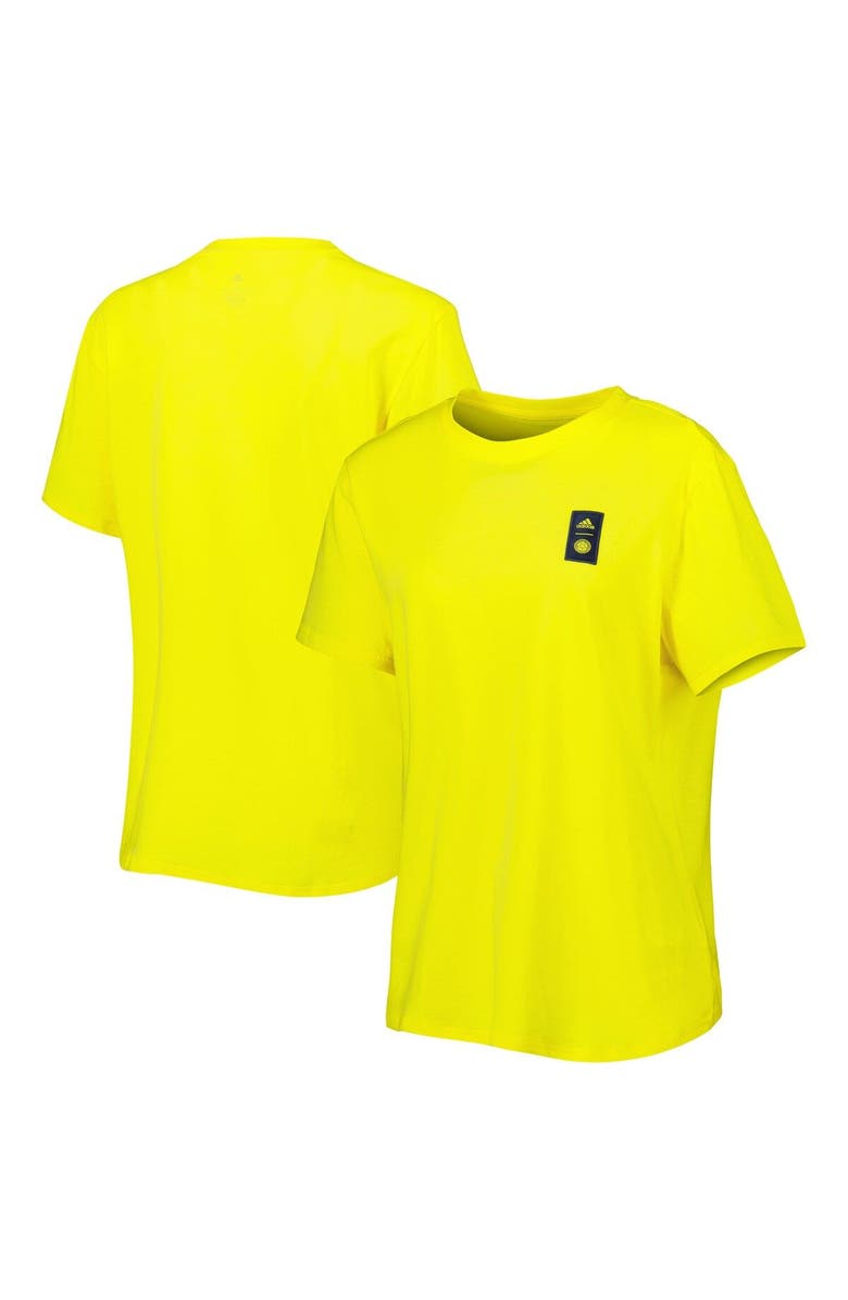 adidas Women's adidas Yellow Colombia National Team DNA T-Shirt, Main, color, Yellow