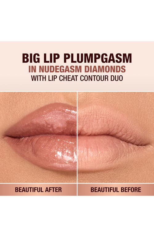 Charlotte Tilbury Pillow Talk Big Lip Plumpgasm Plumping Lip Gloss In Nude