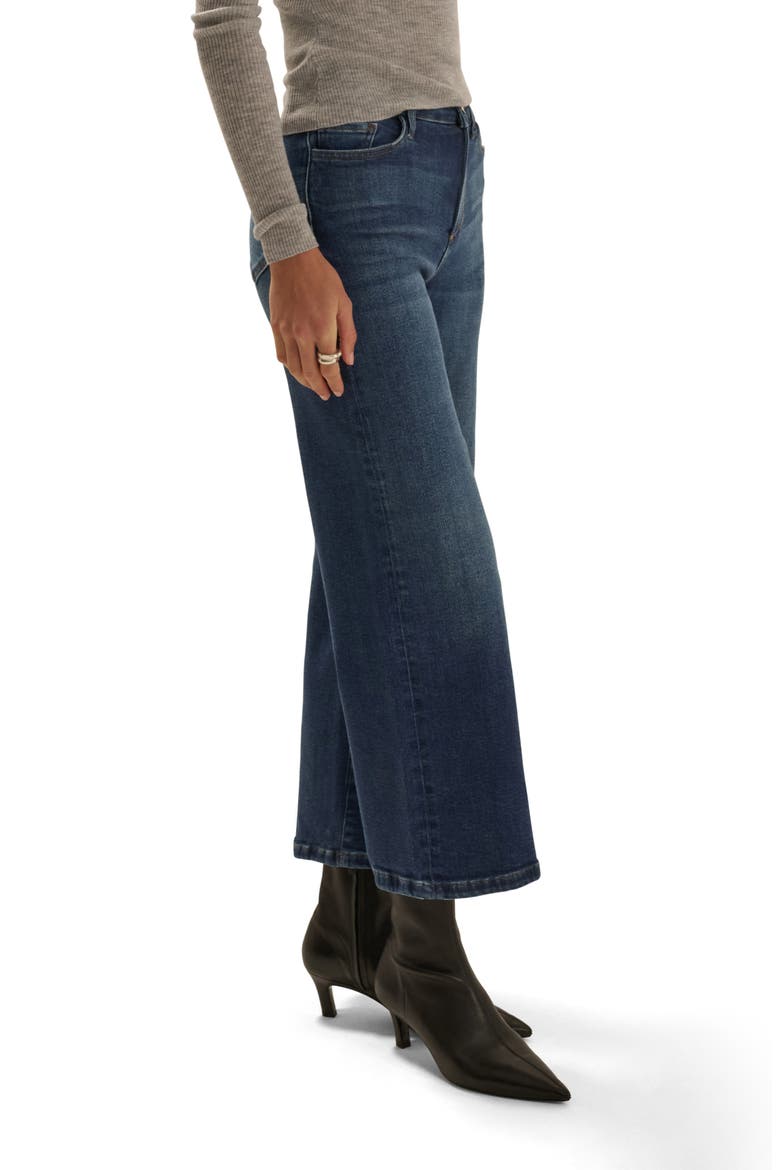 The Ruby High Waist Wide Leg Jeans, Alternate, color, SANTA FE