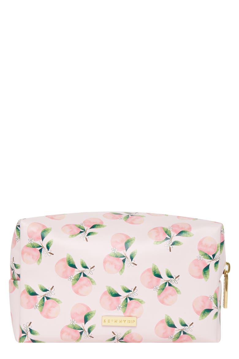 Peach Tree Makeup Bag, Main, color, NO COLOR