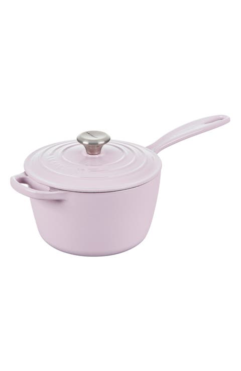 Signature 1.75-Quart Enameled Cast Iron Saucepan