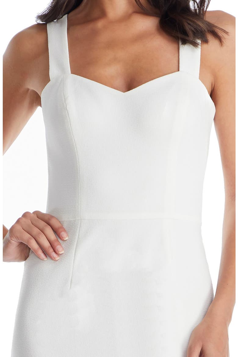 Nicole Sweetheart Neck Cocktail Dress, Alternate, color, OFF WHITE