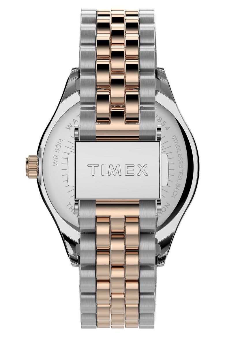 Waterbury Legacy Bracelet Watch, 34mm, Alternate, color, SILVER/ GOLD