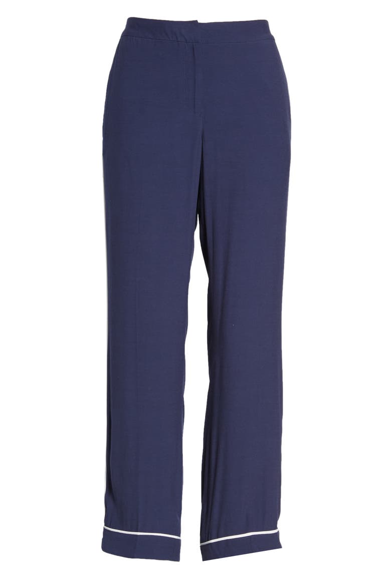Ankle Pajama Pants, Alternate, color, NAVY PEACOAT