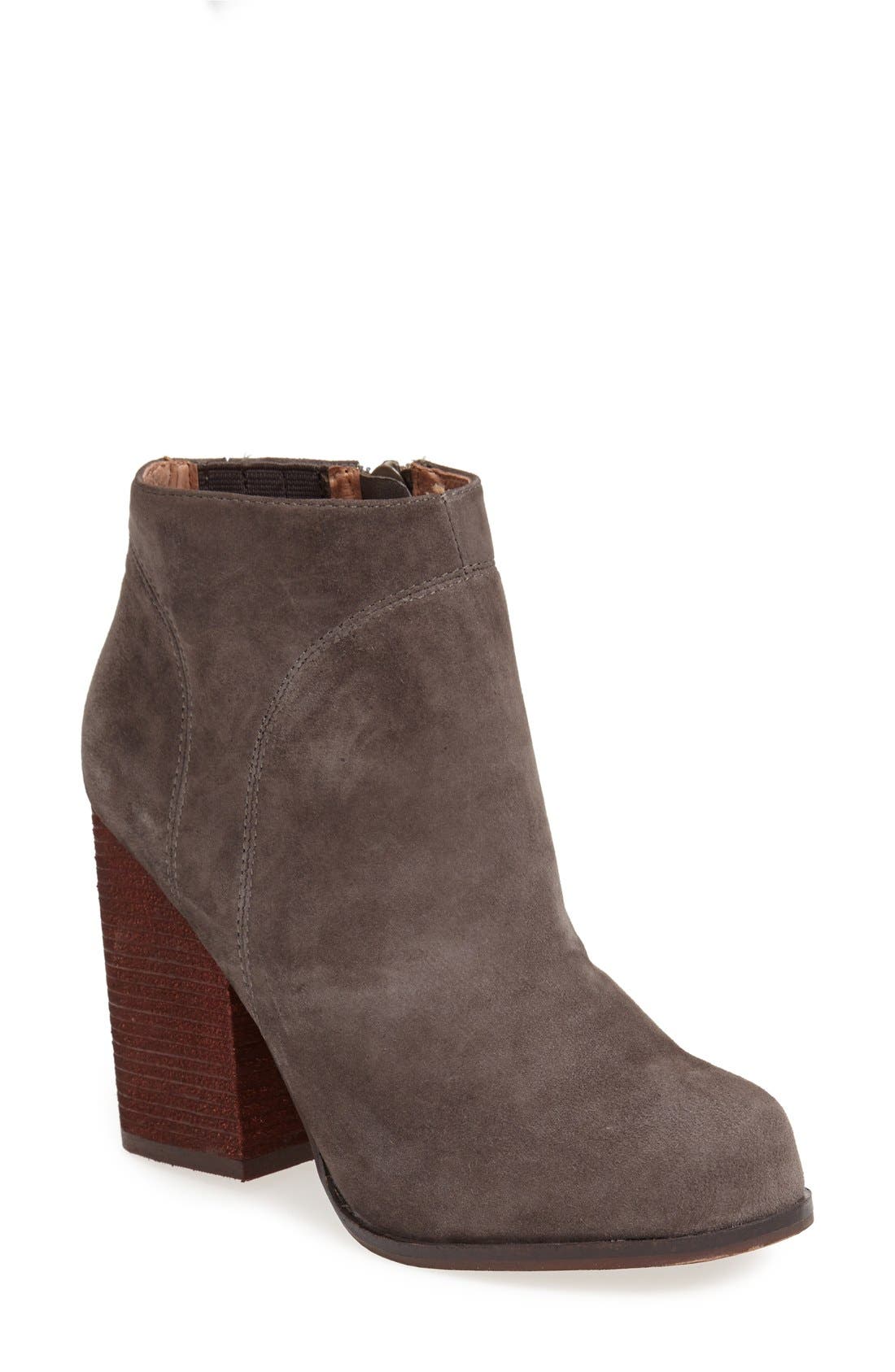 'Hanger' Bootie, Main, color, GREY SUEDE