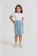FYI Girls Multi-Print Cotton-Spandex Top