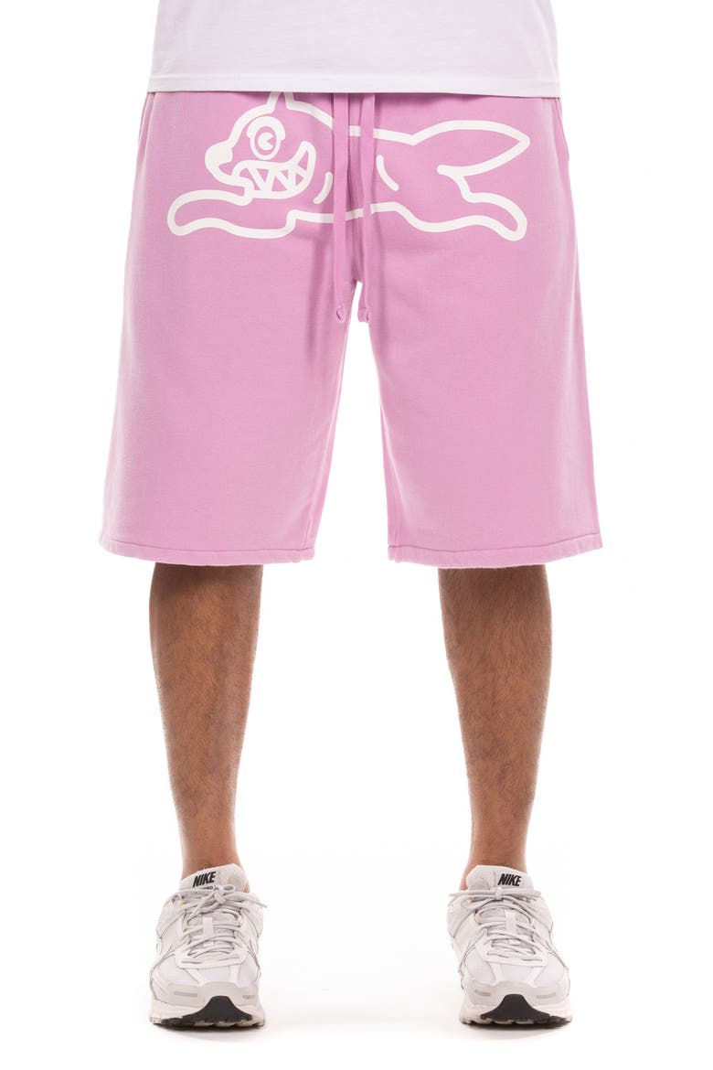 Cup Terry Drawstring Shorts, Main, color, ORCHID