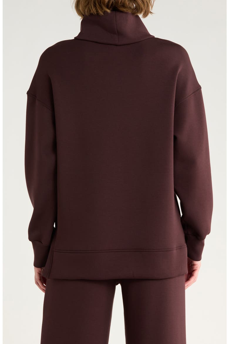 Air Essentials Tunic Sweatshirt, Alternate, color, TRUFFLE BROWN