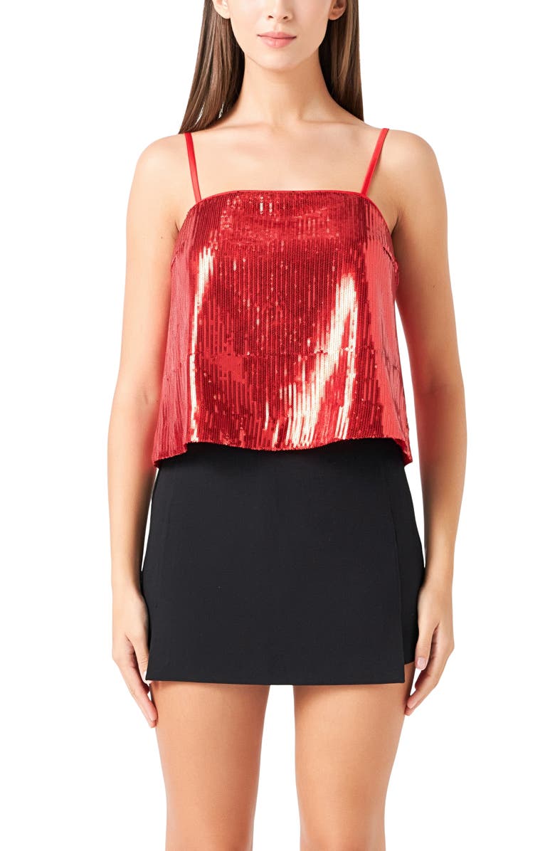 Endless Rose Sequin Crop Camisole, Alternate, color, 