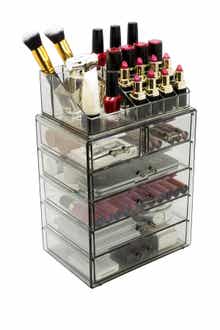 SORBUS Makeup Storage Case - Black