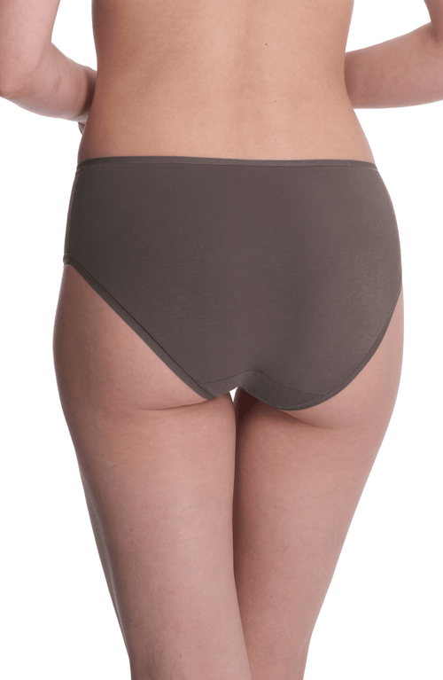 Natori Bliss Bare Cotton Hipster In Chrome