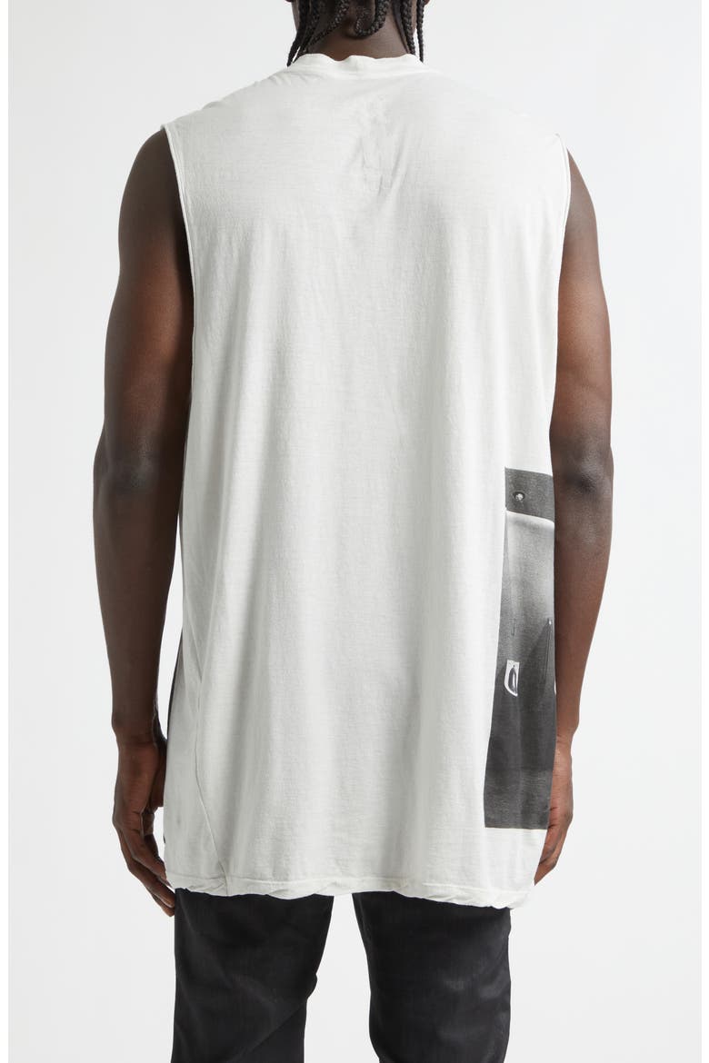 Jumbo Graphic Cotton Muscle Tee, Alternate, color, MILK WASH/ BLACK