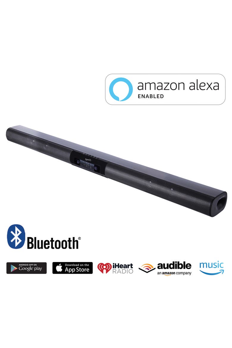 37 Inch Premium Optical Bluetooth SoundBar System, Alternate, color, Black